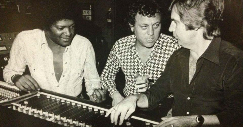 Rick Hall con Dobie Gray y Frank Fentor