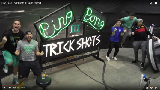 Ping Pong Trick Shots 3 - Zona Vertical